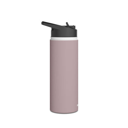 Water Bottle Taupe Rose