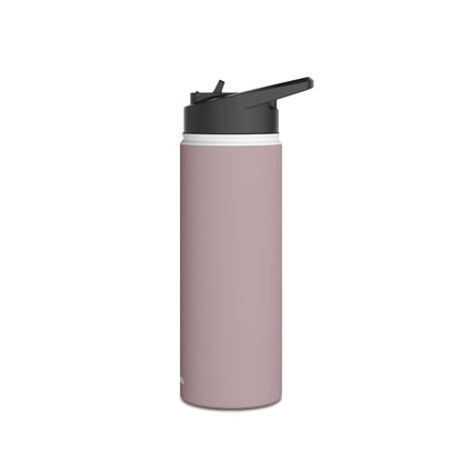 Water Bottle Taupe Rose